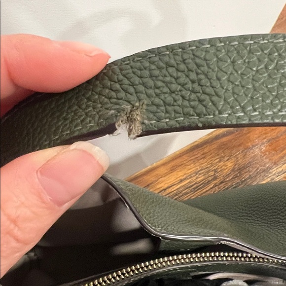 Kate Spade Dark Green Leather Shoulder Bag - Picture 7 of 17